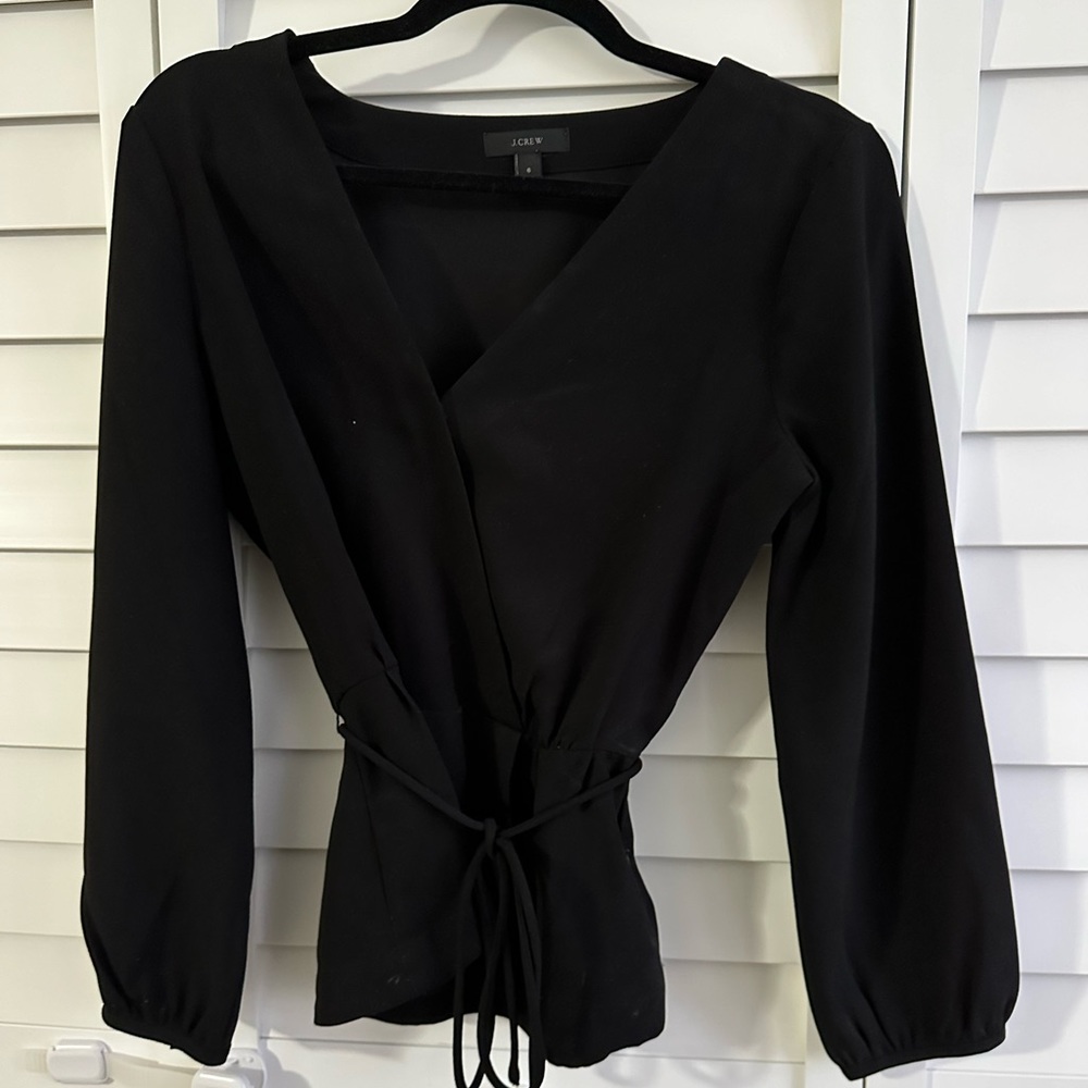 Women's Black J. Crew Blouse